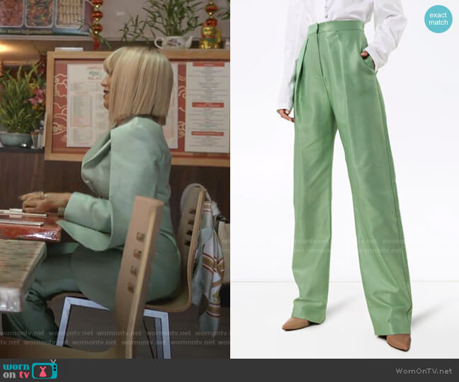 Aleksandre Akhalkatsishvili High Waist Wide Leg Trousers worn by Giselle (Nicole Ari Parker) on Empire