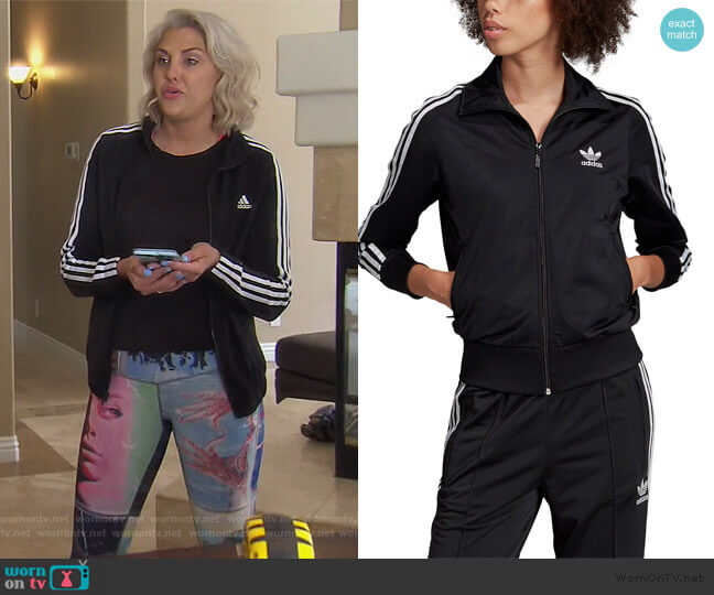 Adidas Firebird Track Jacket worn by Gina Kirschenheiter on The Real Housewives of Orange County