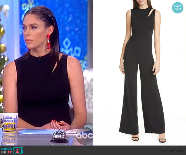 Alice + Olivia Ivy Cutout Jumpsuit worn by Abby Huntsman on The View