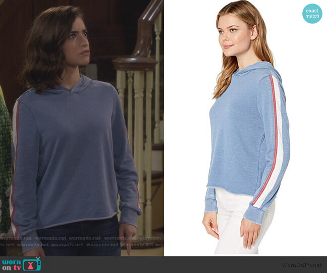 Alternative Americana Side Stripe Hoodie worn by Ramona Gibbler (Soni Nicole Bringas) on Fuller House