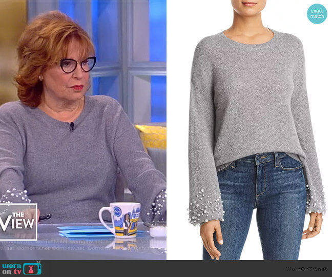 C by Bloomingdales Ella Embellished Sequin Midi Skirt worn by Joy Behar on The View