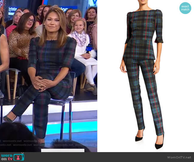 by Chiara Boni La Petite Robe Petronilla Pants worn by Ginger Zee on Good Morning America