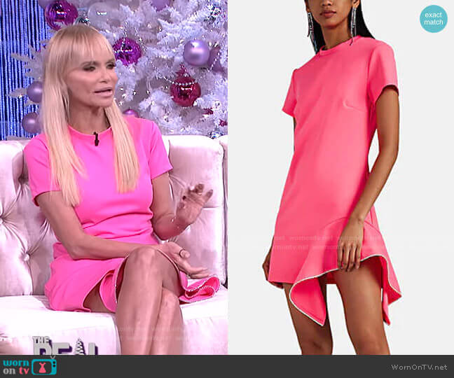 Area Crystal-Embellished T-Shirt Dress