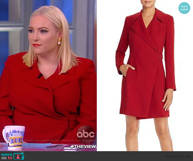 Charlotte Wrap Dress Elie Tahari worn by Meghan McCain on The View
