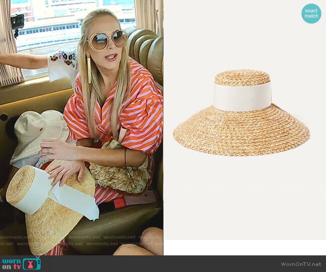 Eugenia Kim Mirabel Straw Hat worn by Kameron Westcott on The Real Housewives of Dallas