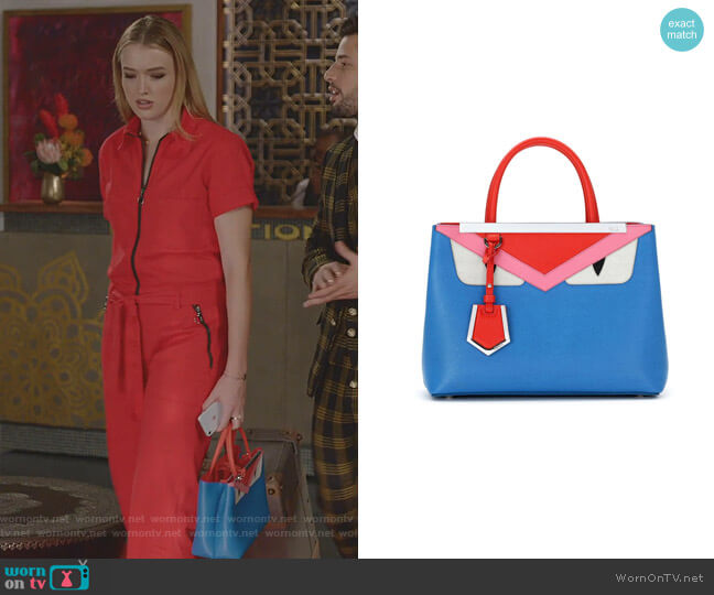 Fendi 2jours Monster Bag worn by Kirby Anders (Maddison Brown) on Dynasty