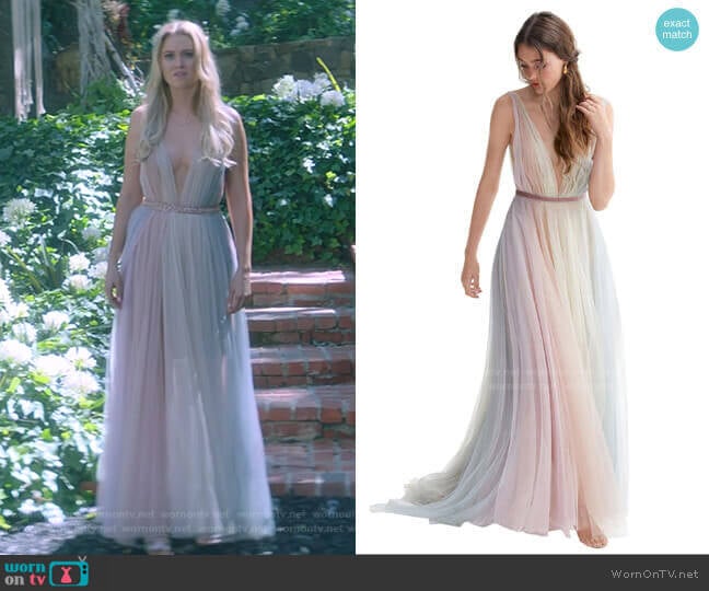 Willowby Hutton Rainbow Tulle A-Line Wedding Dress worn by Karolina Dean (Virginia Gardner) on Marvels Runaways