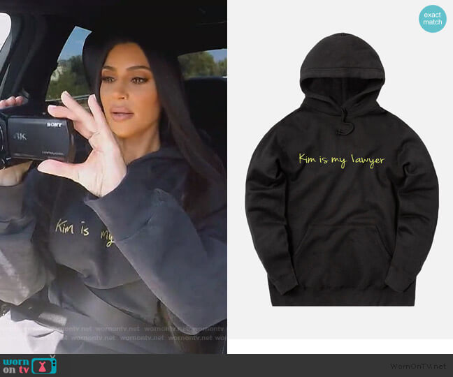 Kim Kardashian Kim is My Lawyer worn by Kim Kardashian on Keeping Up with the Kardashians
