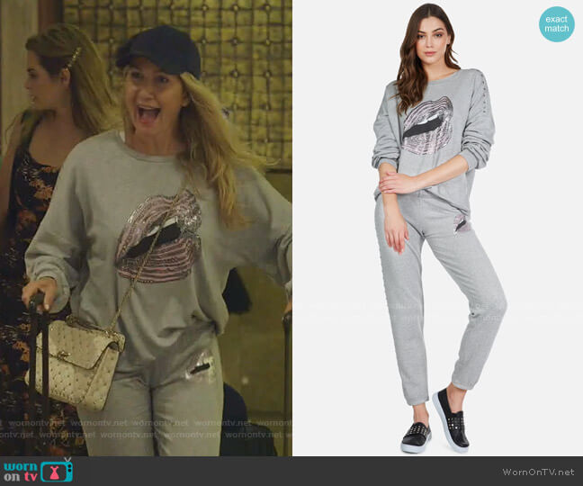 Lauren Moshi Brynn Sweatpant worn by Kary Brittingham on The Real Housewives of Dallas
