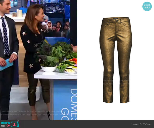 Lafayette 148 New York Mercer Pants worn by Ginger Zee on Good Morning America