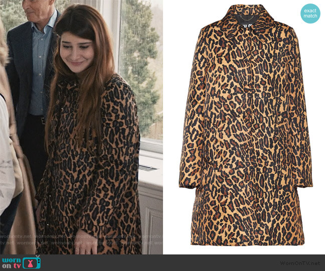 Miu Miu Leopard Print Buttoned Coat worn by Allison McCord (Kathrine Herzer) on Madam Secretary