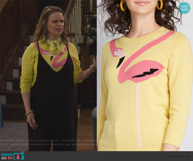 Modcloth Charm School 3/4 Sleeve Pullover worn by Kimmy Gibbler (Andrea Barber) on Fuller House