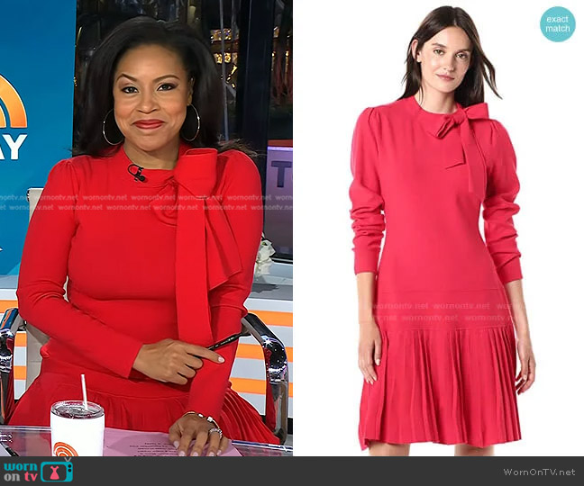 Shoshanna Pierce Mini Dress worn by Sheinelle Jones on Today