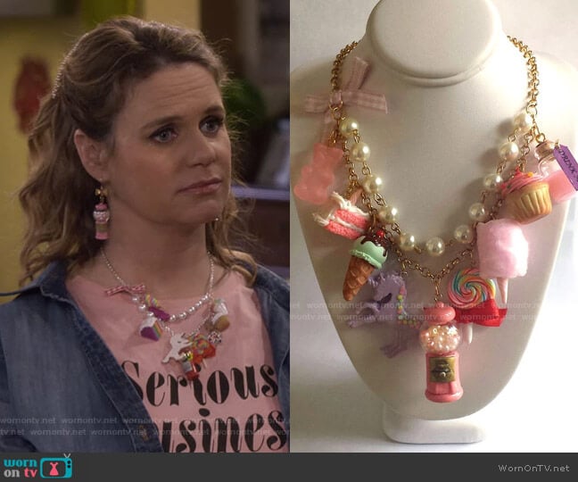 Fatally feminine Designs Custom designed worn by Kimmy Gibbler (Andrea Barber) on Fuller House
