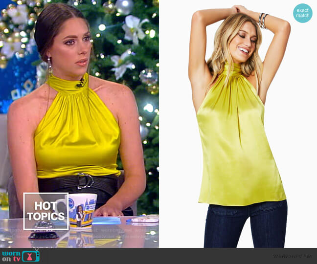 Ramy Brook Lori Top worn by Abby Huntsman on The View