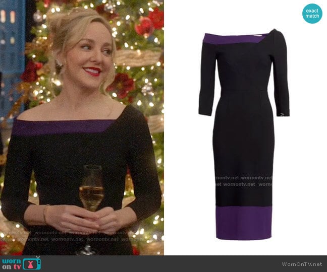 Roland Mouret Girtin Dress worn by Marissa Morgan (Geneva Carr) on Bull