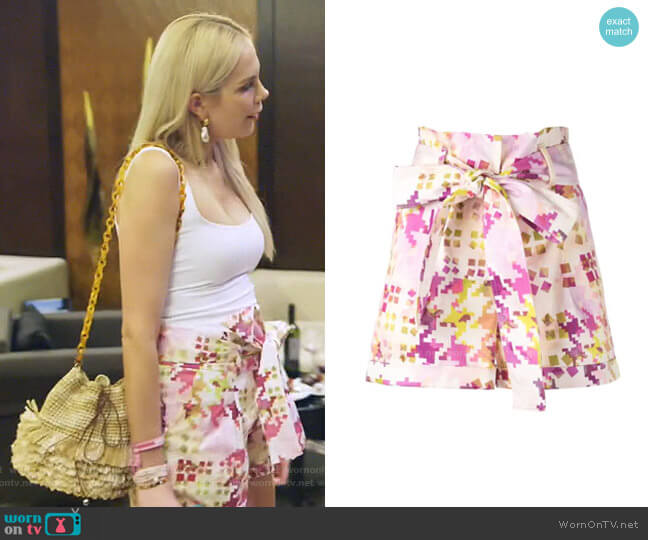 Silvia Tcherassi Velano Shorts worn by Kameron Westcott on The Real Housewives of Dallas