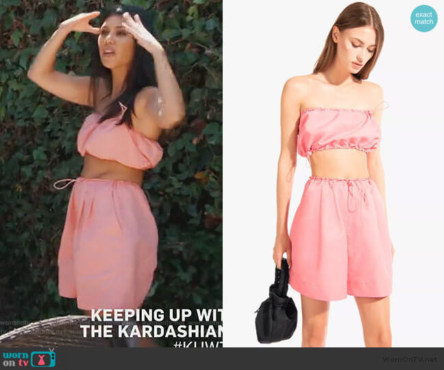 Staud Gigi Top worn by Kourtney Kardashian on Keeping Up with the Kardashians