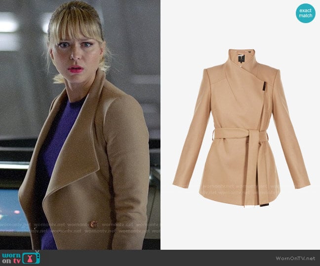 Ted Baker Rytaa Coat in Camel worn by Kara Danvers (Melissa Benoist) on Batwoman