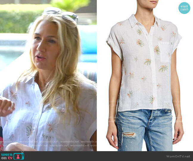 Rails Whitney Top worn by Kary Brittingham on The Real Housewives of Dallas