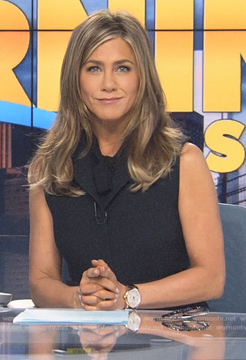 Alex’s black vest on The Morning Show