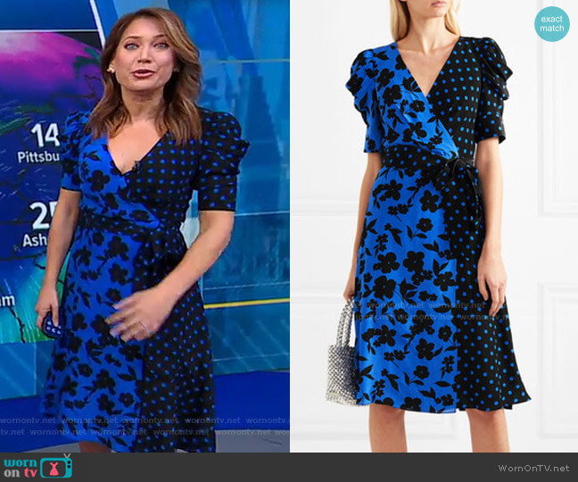 Alice + Olivia Siona Dress worn by Ginger Zee on Good Morning America