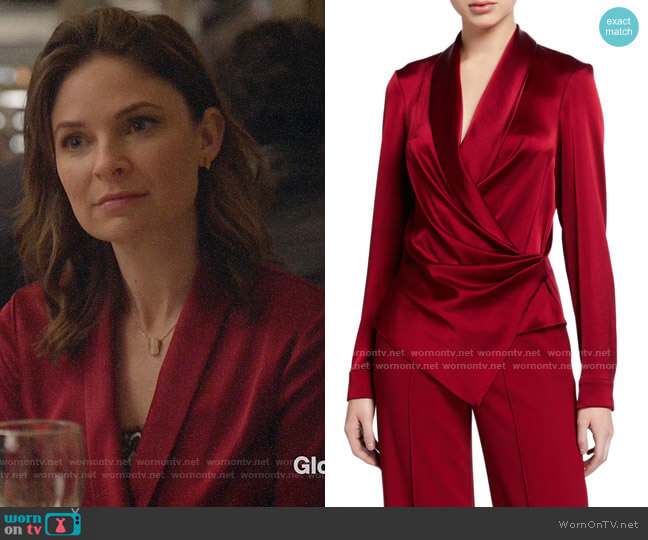 Alice + Olivia Aurora Top worn by Taylor Rentzel (MacKenzie Meehan) on Bull
