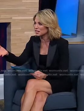 Amy’s black blazer dress on Good Morning America