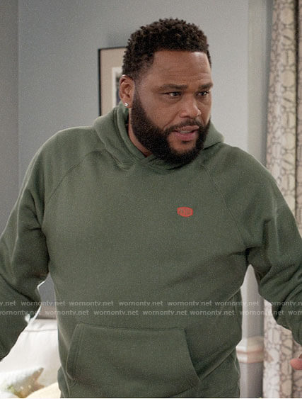 Andre’s green hoodie on Black-ish