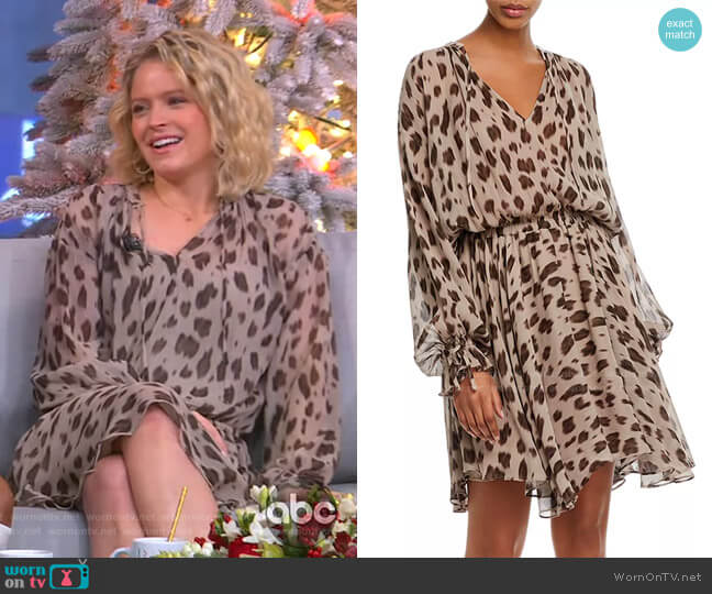 Anine Bing Elliana Dress worn by Sara Haines on Good Morning America