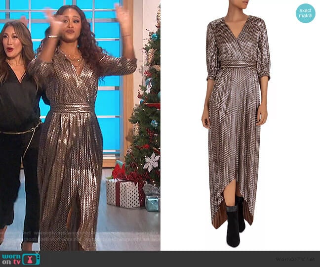 Ba&sh Pacey Dress worn by Eve on The Talk