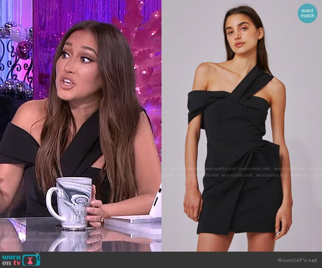C/Meo Collective Caliber Mini Dress worn by Adrienne Houghton on The Real