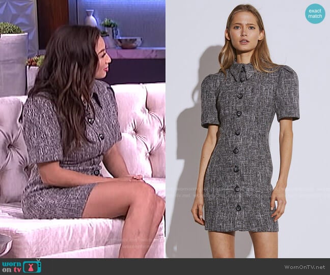 C/Meo Collective Prophecy Dress worn by Jeannie Mai on The Real