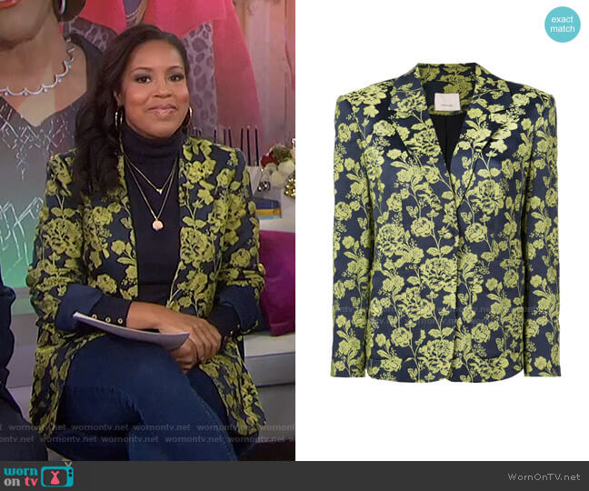 Cinq a Sept Janae Jacket worn by Sheinelle Jones on Today