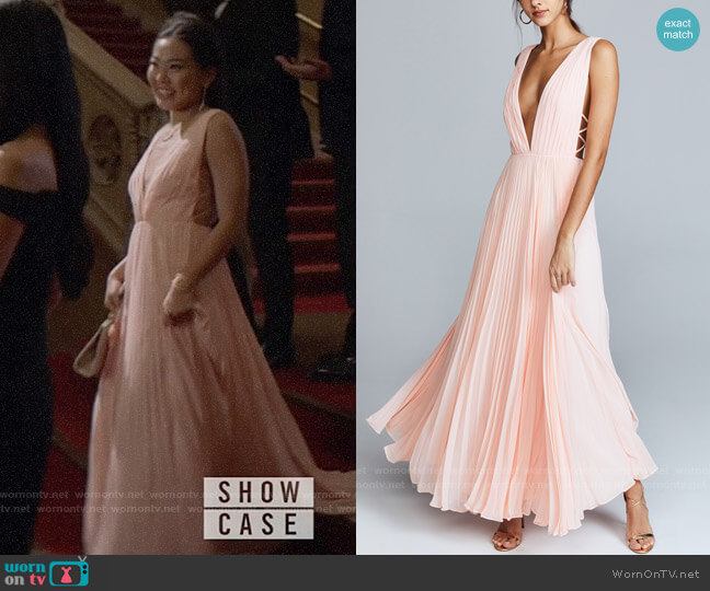 Fame and Partners The Allegra Dress worn by Mary Hamilton (Nicole Kang) on Batwoman
