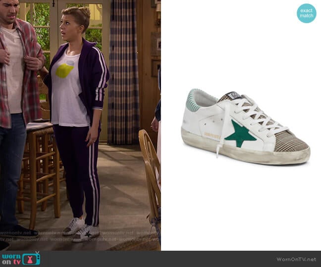 Golden Goose Superstar Mixed Media Sneaker worn by Stephanie Tanner (Jodie Sweetin) on Fuller House