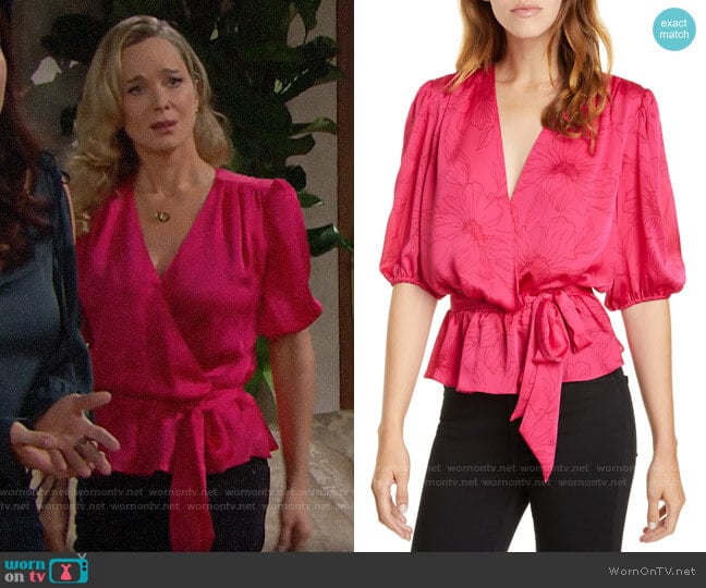 Joie Macie Top worn by Donna Logan (Jennifer Gareis) on The Bold and the Beautiful