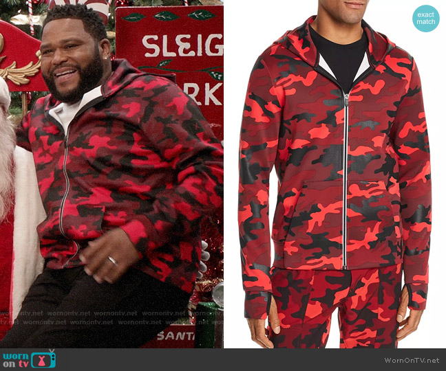 Michael Kors Camo Hoodie worn by Andre Johnson (Anthony Anderson) on Black-ish