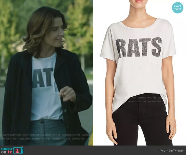 Mother The Itty Bitty Goodie Tee worn by Dex Parios (Cobie Smulders) on Stumptown