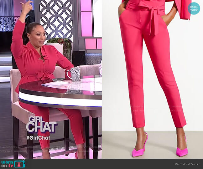 New York & Company Madie Pant - 7th Avenue worn by Tamera Mowry on The Real
