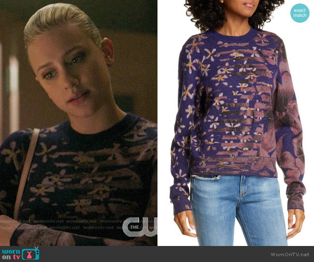 Rag & Bone Alamo Sweater worn by Betty Cooper (Lili Reinhart) on Riverdale