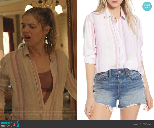 Rails Sydney Stripe Top worn by Tami Tamietti (Kate Miner) on Shameless