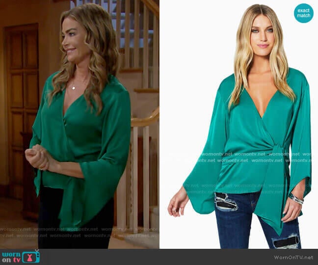 Ramy Brook Cassandra Top worn by Shauna Fulton (Denise Richards) on The Bold and the Beautiful