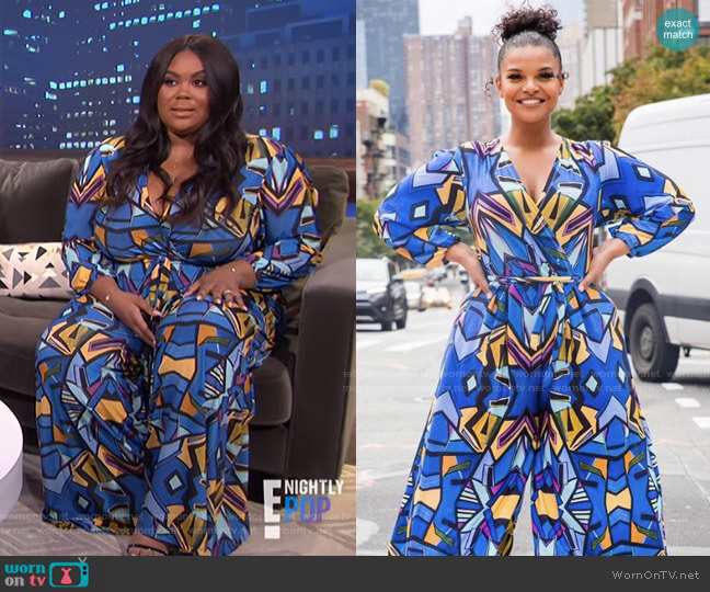 Rue 107 Pryor Jumpsuit worn by Nina Parker on E! News