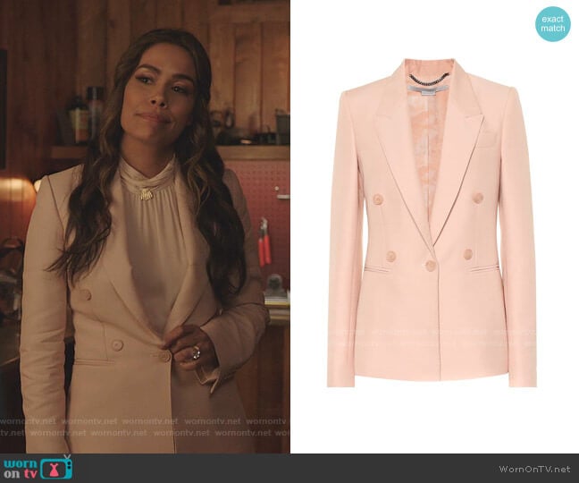 Stella McCartney Beaufort Jacket worn by Cristal Jennings (Daniella Alonso) on Dynasty