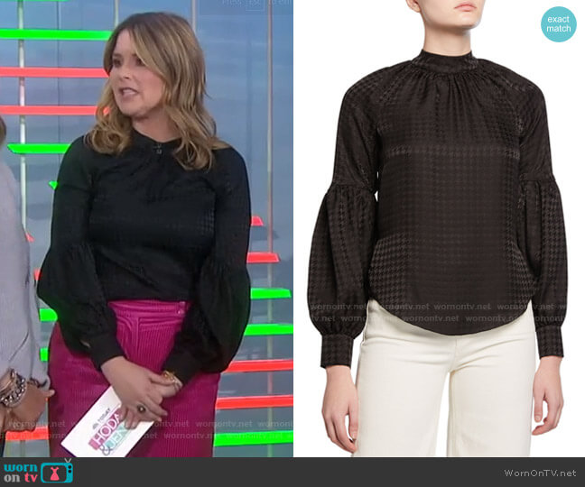 Veronica Beard Cicley Top worn by Jenna Bush Hager on Today