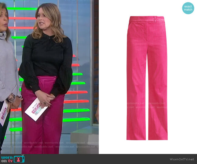 Veronica Beard Damon Trouser worn by Jenna Bush Hager on Today