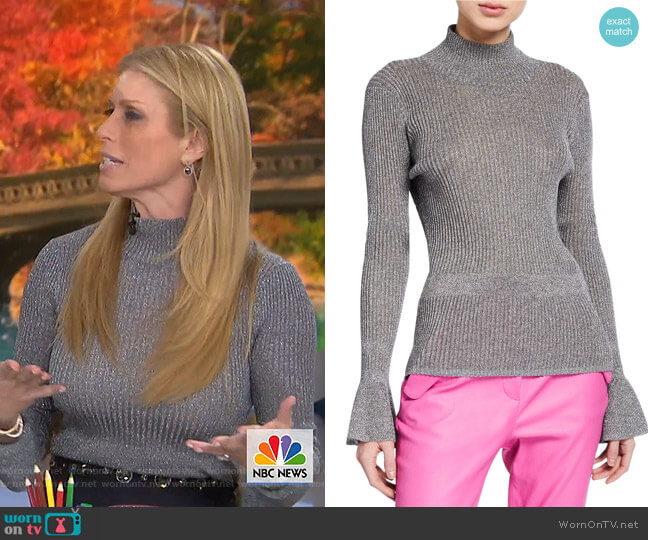 Veronica Beard Lilia Turtleneck Sweater worn by Jill Martin on Today