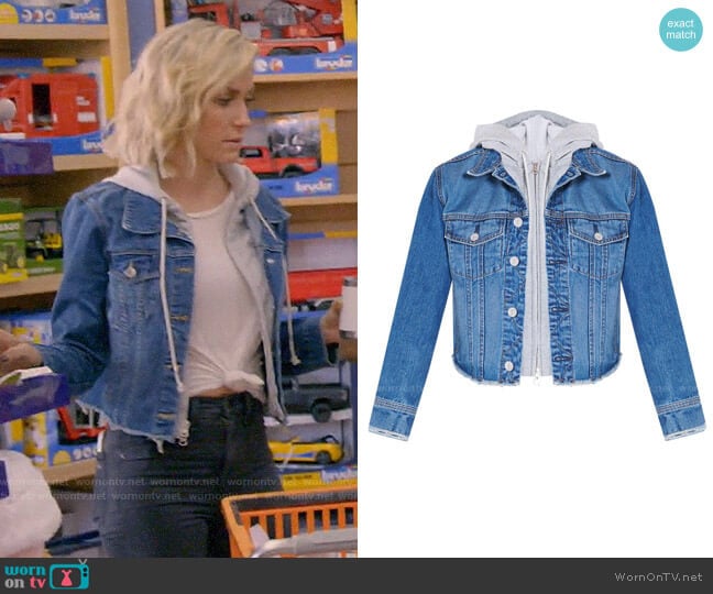 Veronica Beard Cara Jean Jacket worn by Kristin Cavallari on Very Cavallari