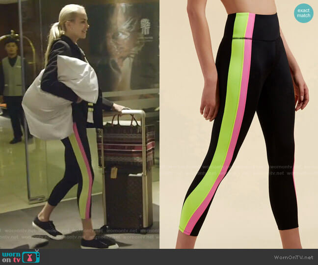 Veronica Beard x Bandier Ronda Capri Leggings worn by Kameron Westcott on The Real Housewives of Dallas